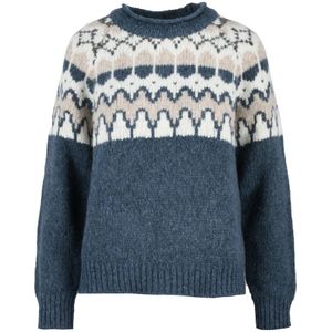 Eleventy, Dames, Truien, Veelkleurig, Maat: M Poliester,