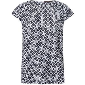 Windsor, Dames, Blouses & Shirts, Blauw, Maat: XL Zijde,