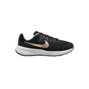Nike Revolution 6n Sneakers voor Dames , Black , Dames , Maat: 35 1/2 EU