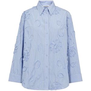 Co'Couture, Dames, Blouses & Shirts, Blauw, Maat: XS