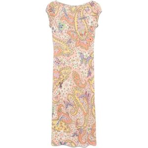 Etro, Dames, Jurken, Veelkleurig, Maat: L Viscose,