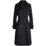 Lauren Ralph Lauren - Trenchcoat - Marineblauw - Dubbele Borst - Casual - Katoen