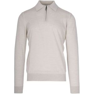 Paolo Pecora, Heren, Truien, Beige, Maat: M Wol,