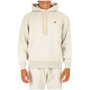 Autry, Heren, Sweatshirts & Hoodies, Grijs, Maat: L Katoen,