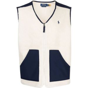 Polo Ralph Lauren, Heren, Jassen, Beige, Maat: XL Fleece,