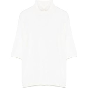 Max Mara, Dames, Truien, Wit, Maat: S Wol,