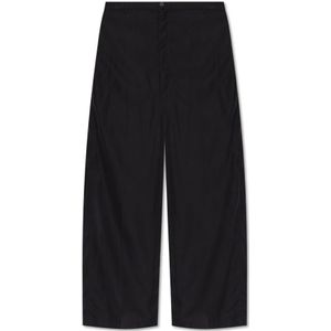 Balenciaga, Dames, Broeken, Zwart, Maat: M