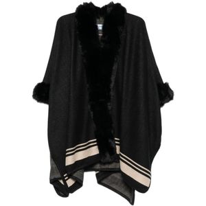 Blugirl, Dames, Jassen, Zwart, Maat: ONE Size Leer,