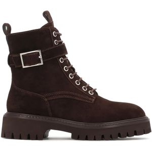 Kazar - Suède Laarzen - Bruin - Dames - Met Rits en Veters