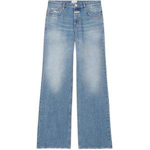 Closed, Dames, Jeans, Blauw, Maat: W28 Katoen,