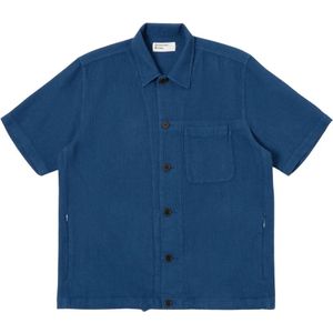 Universal Works, Heren, Overhemden, Blauw, Maat: M