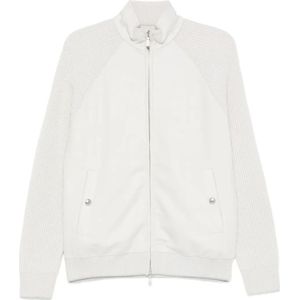 Eleventy, Heren, Sweatshirts & Hoodies, Grijs, Maat: 2XL