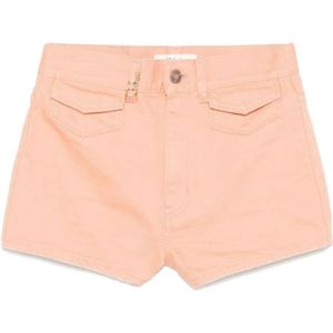 Chloé, Dames, Korte broeken, Roze, Maat: M