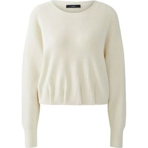 Oui, Dames, Truien, Wit, Maat: XS Poliester,