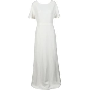 Valentino, Dames, Jurken, Wit, Maat: S Zijde,