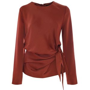 Kocca, Dames, Blouses & Shirts, Bruin, Maat: S