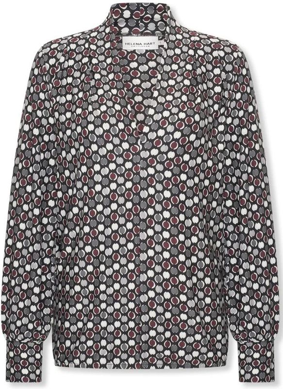 Helena Hart - Top Jozzy Print Dotty - Veelkleurig - Overhemd - Dames