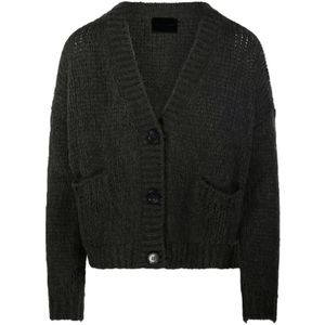 Roberto Collina, Dames, Truien, Groen, Maat: M Wol,