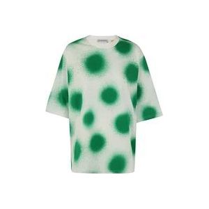 Moncler Bedrukt T-shirt, Stijl ID: H209E8C00003829Js001 , Green , Heren , Maat: S