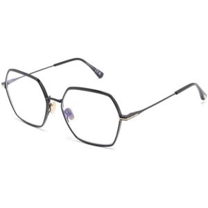 TOM FORD - FT6050-B - Optische Monturen - Zwart - Metaal - Geometrisch