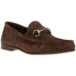 Gucci, Heren, Schoenen, Bruin, Maat: 40 EU Suède,