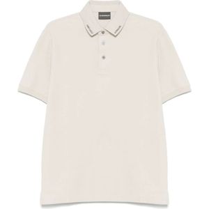 Emporio Armani, Heren, Tops, Beige, Maat: M
