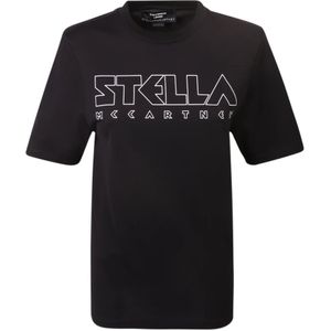 Stella McCartney, Dames, Tops, Zwart, Maat: M Katoen,