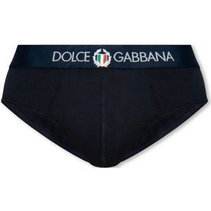 Dolce & Gabbana, Heren, Ondergoed, Blauw, Maat: S Katoen,
