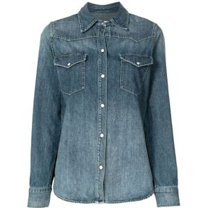 Nili Lotan, Dames, Overhemden, Blauw, Maat: XS Katoen,