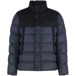 Herno, Heren, Jassen, Blauw, Maat: M Nylon,
