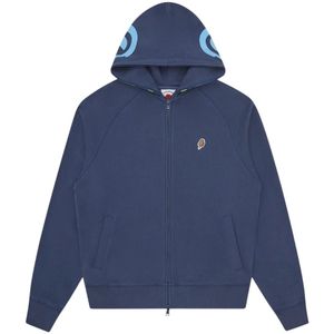 Icecream, Heren, Sweatshirts & Hoodies, Blauw, Maat: S Katoen,