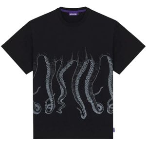 Octopus - Outline Tee - Longsleeve - Katoen - Zwart