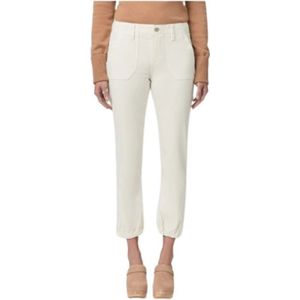 Paige, Dames, Broeken, Beige, Maat: W30 Katoen,