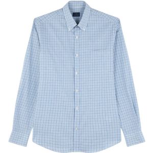 Paul & Shark, Heren, Overhemden, Blauw, Maat: 2XL