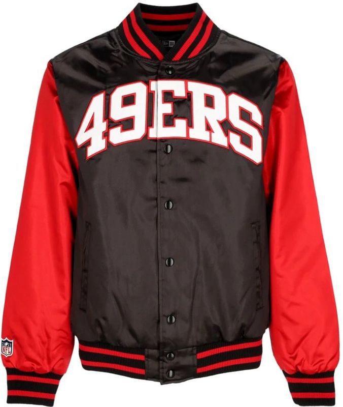 New Era - NFL Satin Bomber Jack - Zwart - Heren - Polyester