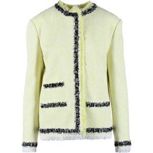 Msgm, Dames, Jassen, Geel, Maat: M Tweed,