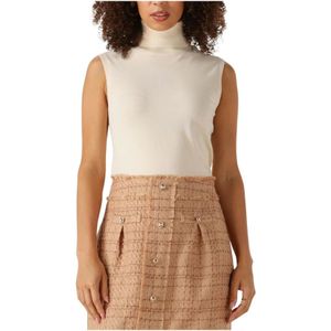 Silvian Heach, Dames, Truien, Beige, Maat: S Viscose,