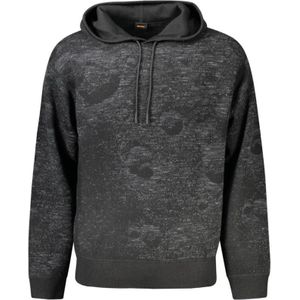 Hugo, Heren, Sweatshirts & Hoodies, Zwart, Maat: M Wol,