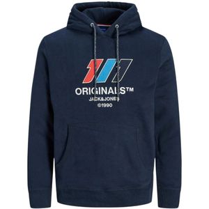Jack & Jones, Heren, Sweatshirts & Hoodies, Blauw, Maat: L