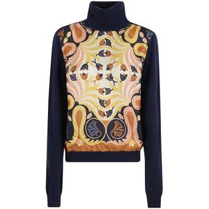 Etro, Dames, Truien, Veelkleurig, Maat: S Wol,