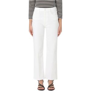 Mother, Dames, Jeans, Wit, Maat: W29 Katoen,