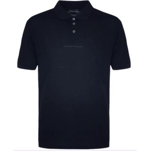 Emporio Armani, Heren, Tops, Blauw, Maat: XL