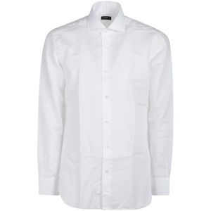 Barba Napoli, Heren, Overhemden, Wit, Maat: XL