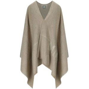 Max Mara, Dames, Jassen, Beige, Maat: ONE Size Wol,