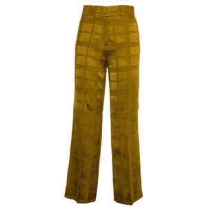 Momoni, Dames, Broeken, Groen, Maat: M Viscose,