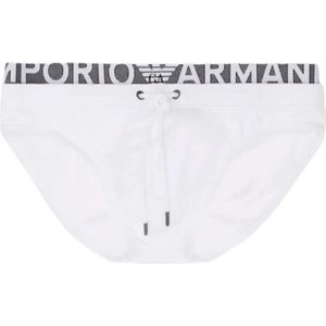 Emporio Armani, Heren, Badkleding, Wit, Maat: S