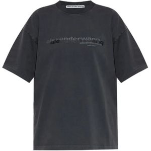 Alexander Wang, Dames, Tops, Zwart, Maat: XS