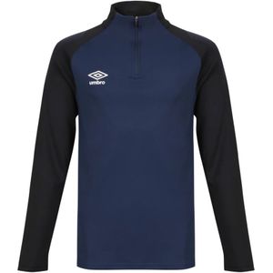 Umbro - Chal 1/2 Zp Swe - Teamwear Sweater - Blauw - Heren