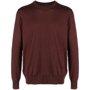 Jil Sander, Heren, Truien, Bruin, Maat: S Wol,