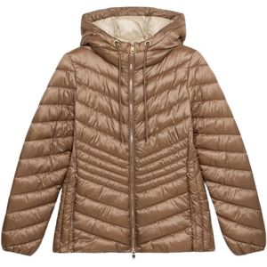 Oltre, Dames, Jassen, Beige, Maat: 3XL Nylon,